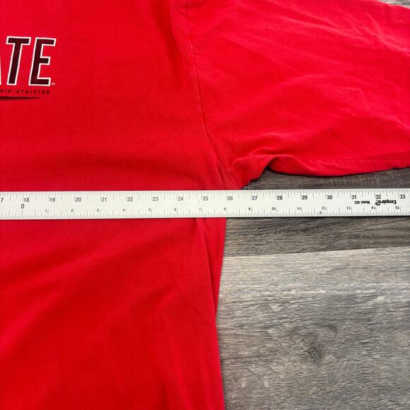 Vintage  Y2K Nike Team Red Black Men XXL Ohio State Buckeyes Long Sleeve T-Shirt - Picture 3 of 7